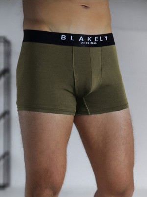 Blakely BLK Boxers Khaki Zielone | 107963-PER