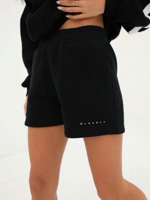 Blakely Isabel Jogger Shorts Czarne | 438215-YQA