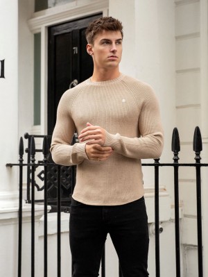 Blakely Olton Knit Jumper Nude | 704392-IOT