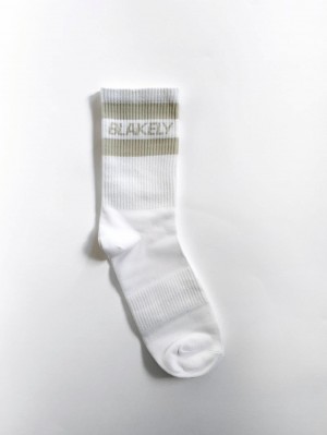 Blakely Signature Socks Stone | 021548-PJU