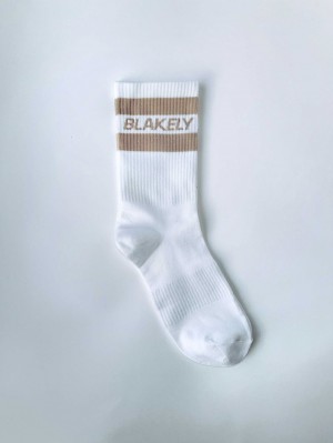 Blakely Signature Socks Tan | 762401-NQH