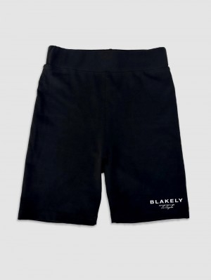 Blakely Studio Cycle Shorts Czarne | 560784-DLY