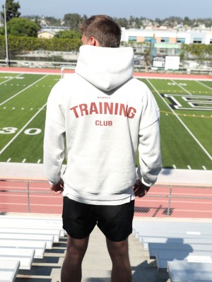 Blakely Training Club Hoodie Białe | 064817-SEA