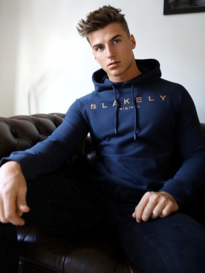 Blakely Vatolla Hoodie Granatowe | 706439-JMY