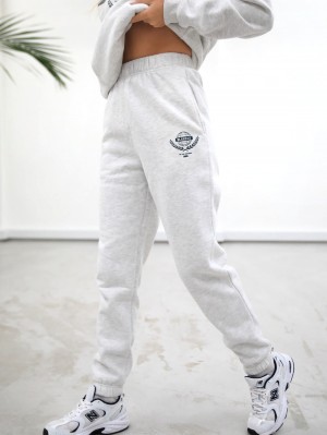 Blakely Women's Varsity Sweatpants Białe | 513479-QZX