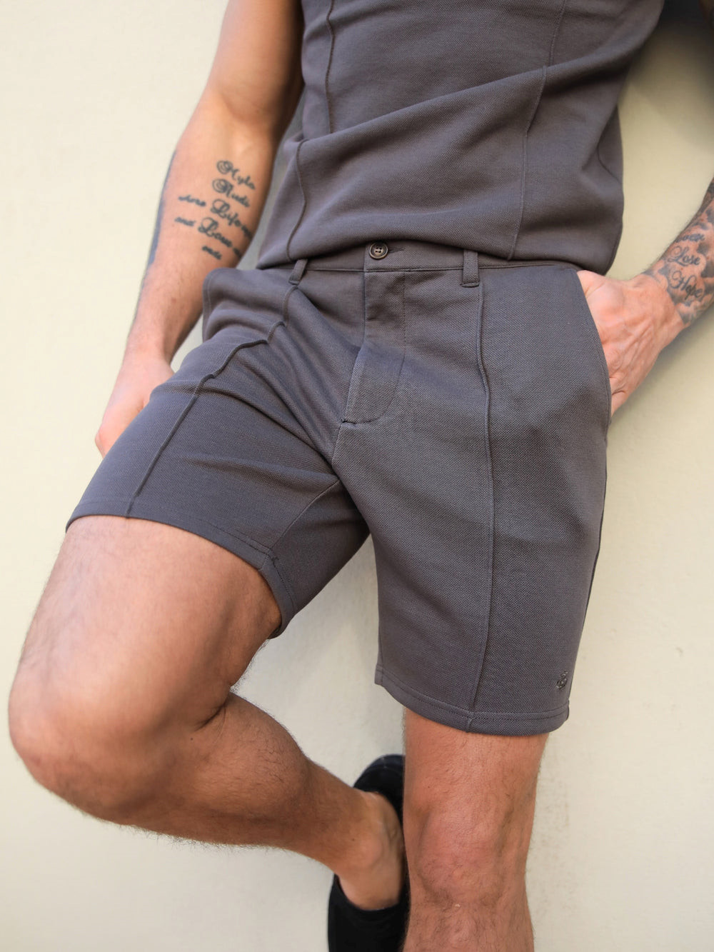 Blakely Amezri Seamline Shorts Brązowe | 062358-ELF