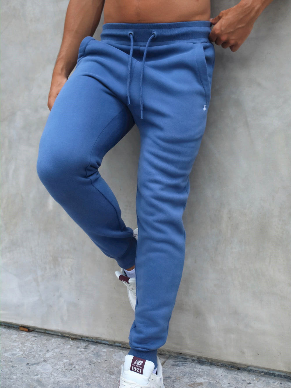 Blakely Anchor Sweatpants Niebieskie | 564182-VEM