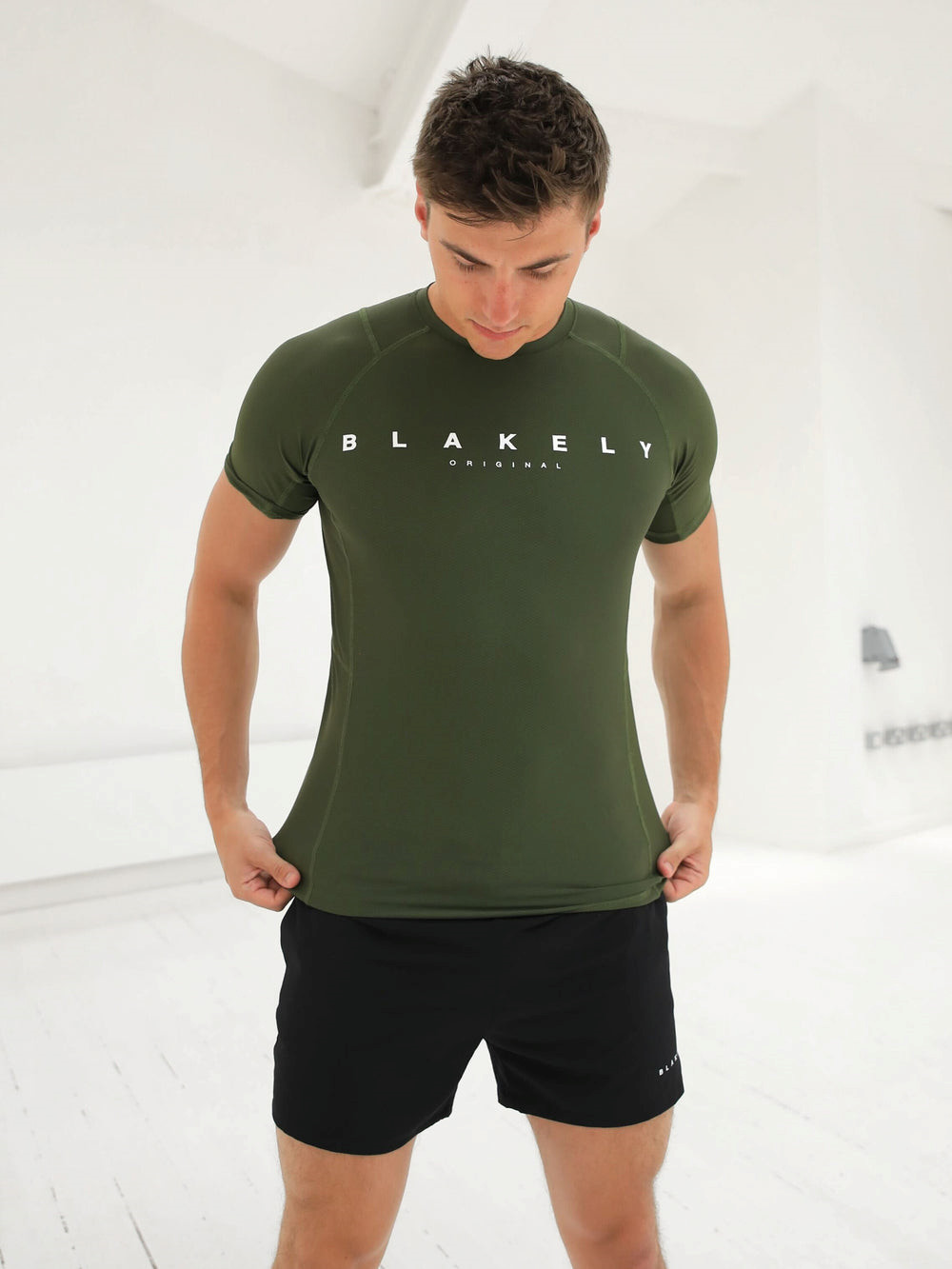 Blakely Apex Active T-Shirt Ciemny Zielone | 725693-MZN