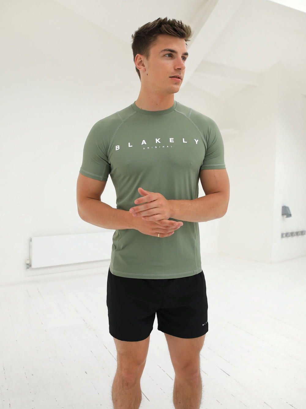 Blakely Apex Active T-Shirt Zielone | 075891-FRJ