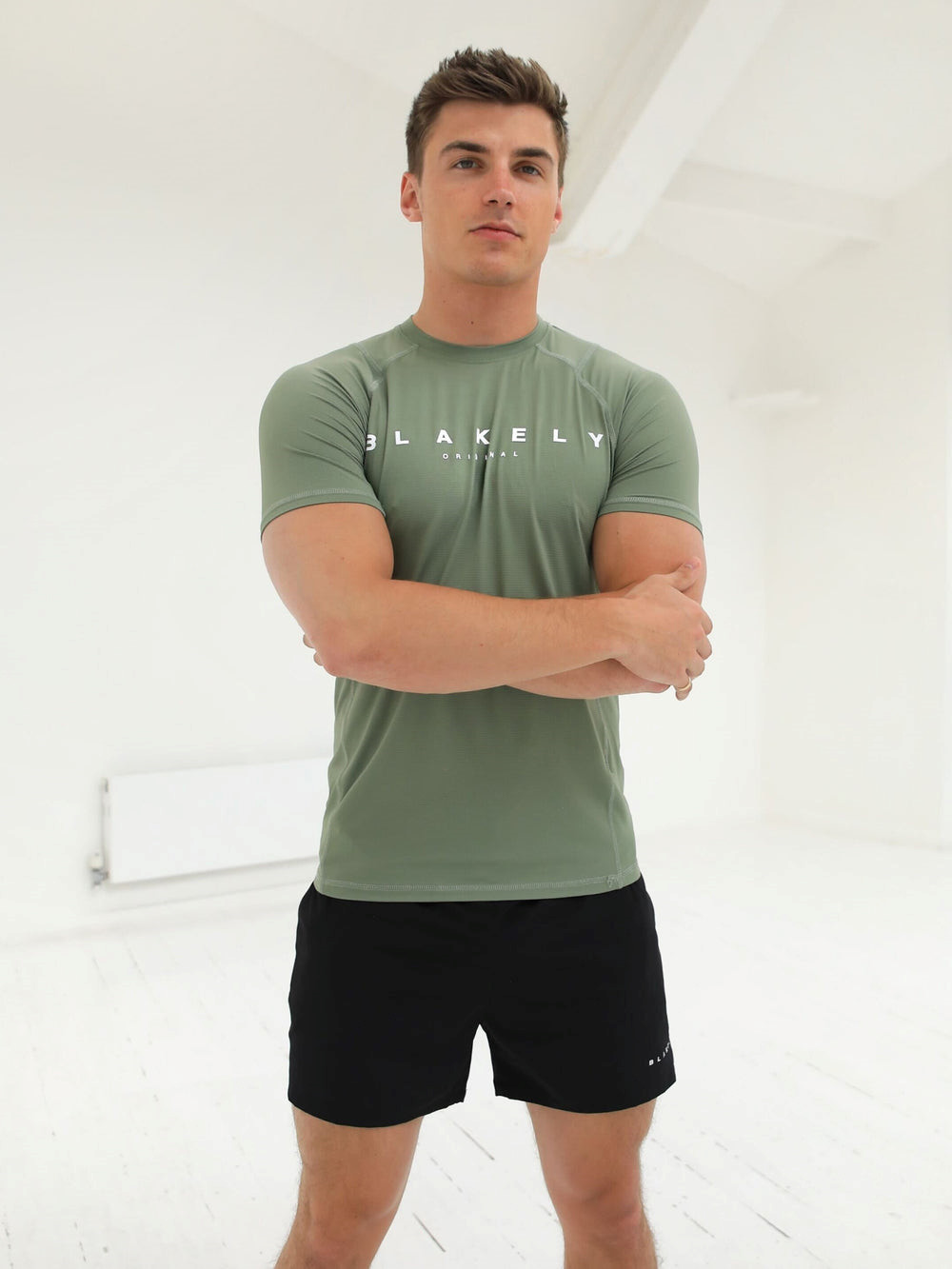 Blakely Apex Active T-Shirt Zielone | 075891-FRJ