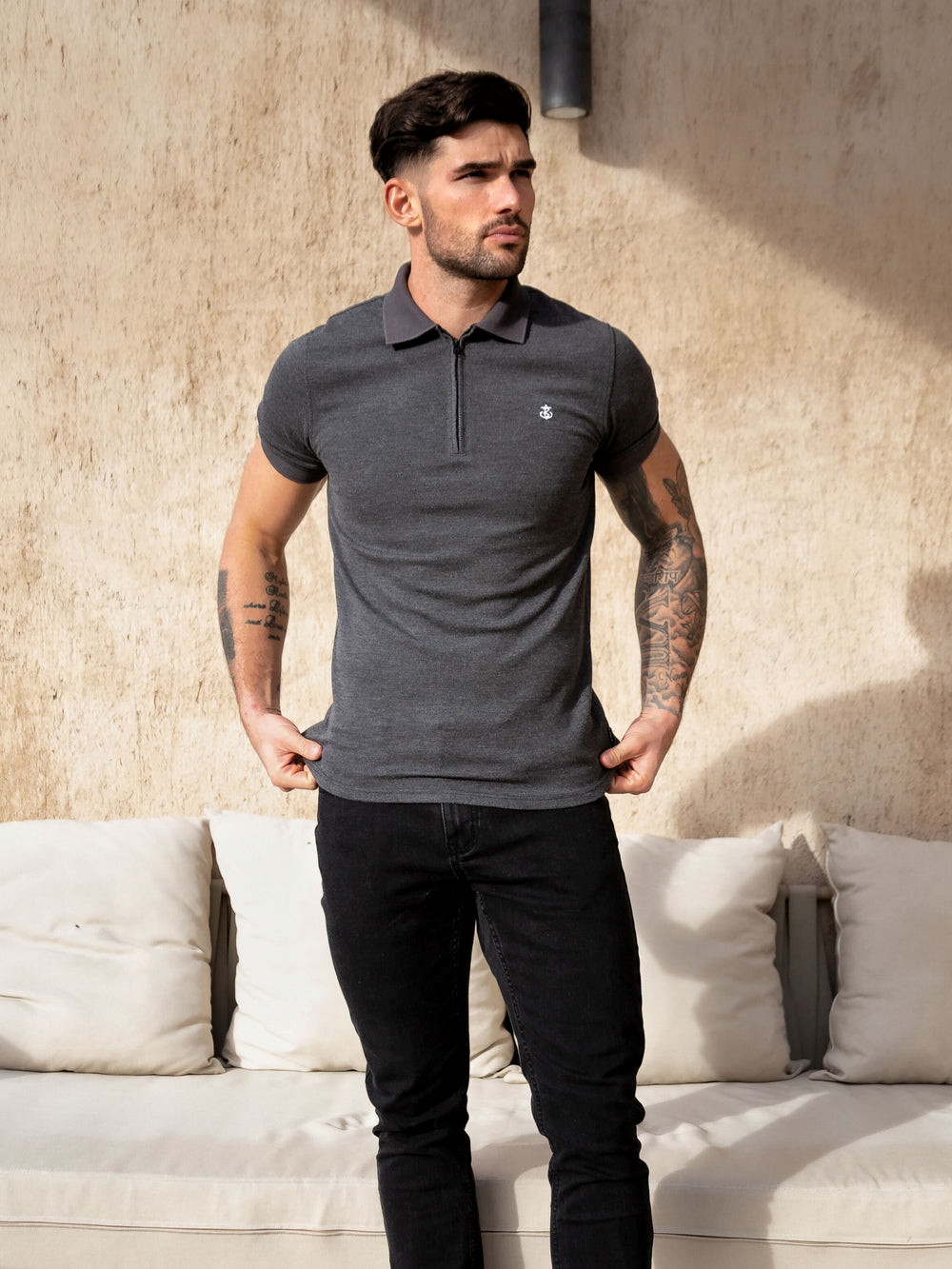 Blakely Aspen Polo Charcoal | 847203-FQX