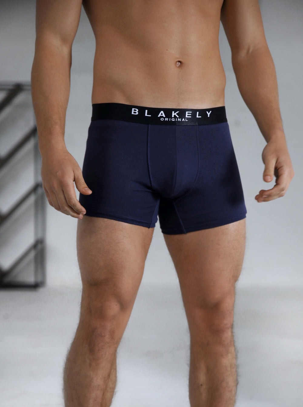 Blakely BLK Boxers Granatowe | 389245-JOS