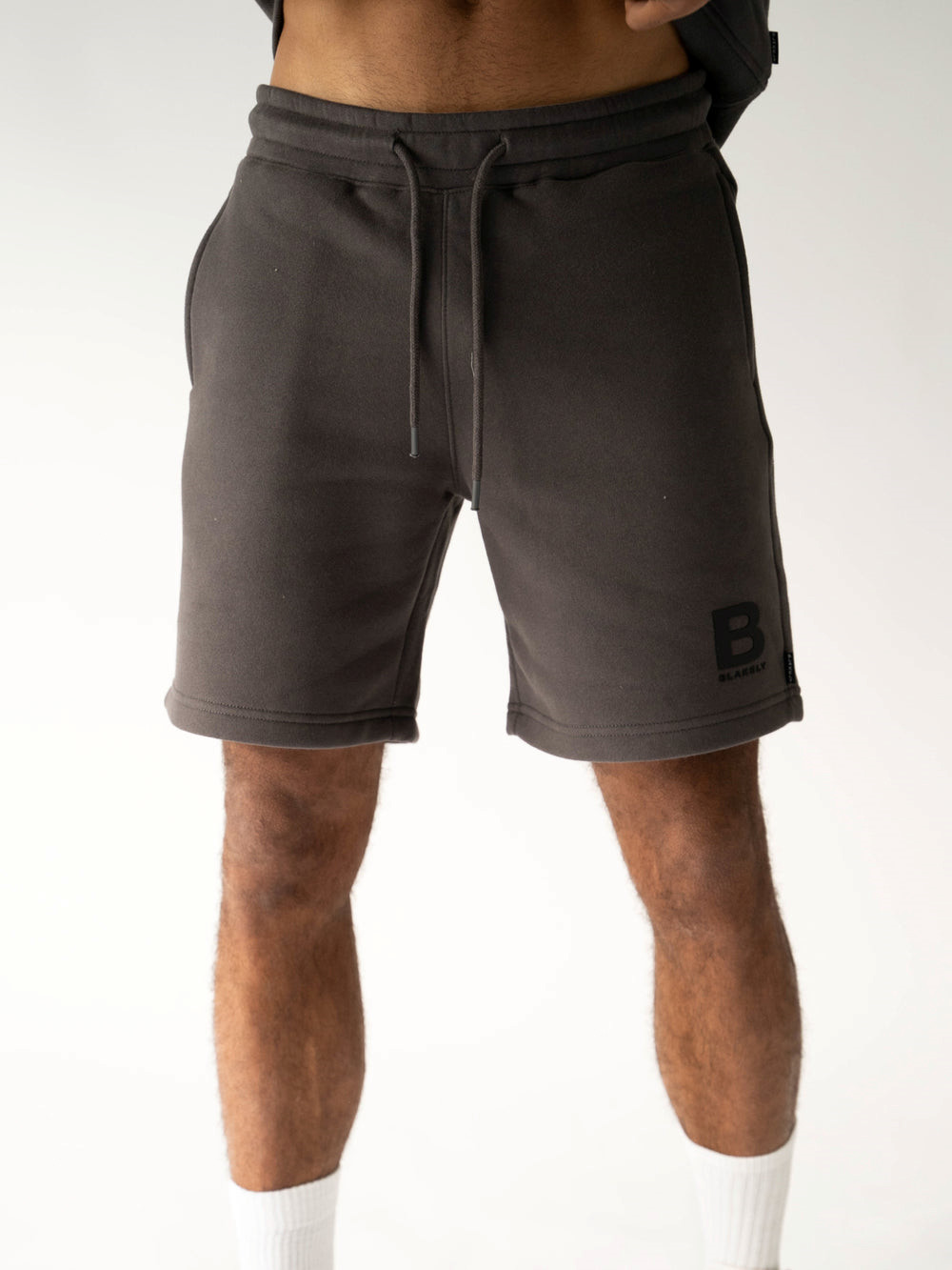 Blakely Blakely London Jogger Shorts Charcoal | 953284-BVP