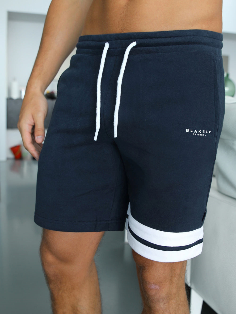 Blakely Colby Shorts Granatowe | 159674-CJP