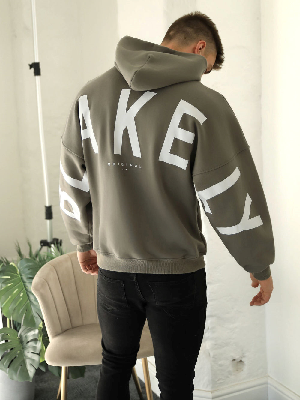 Blakely Idris Oversized Hoodie Zielone | 173568-UZO