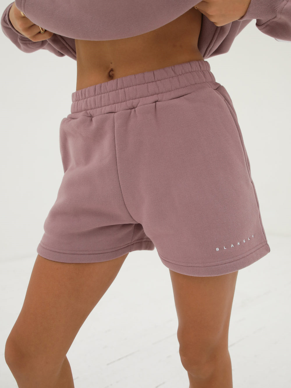 Blakely Isabel Jogger Shorts Różowe | 815043-DOS