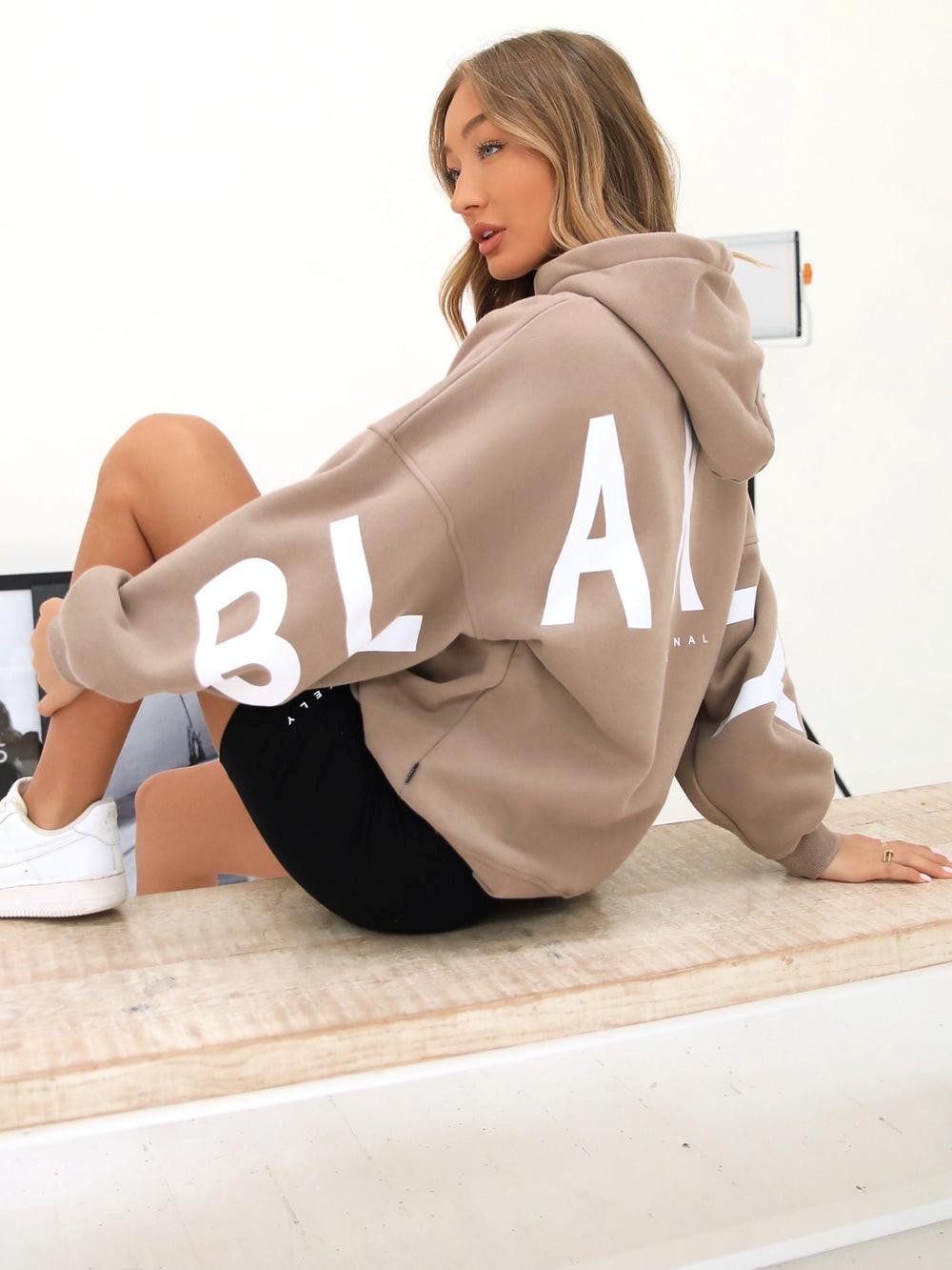 Blakely Isabel Oversized Hoodie Brązowe | 750934-BXY