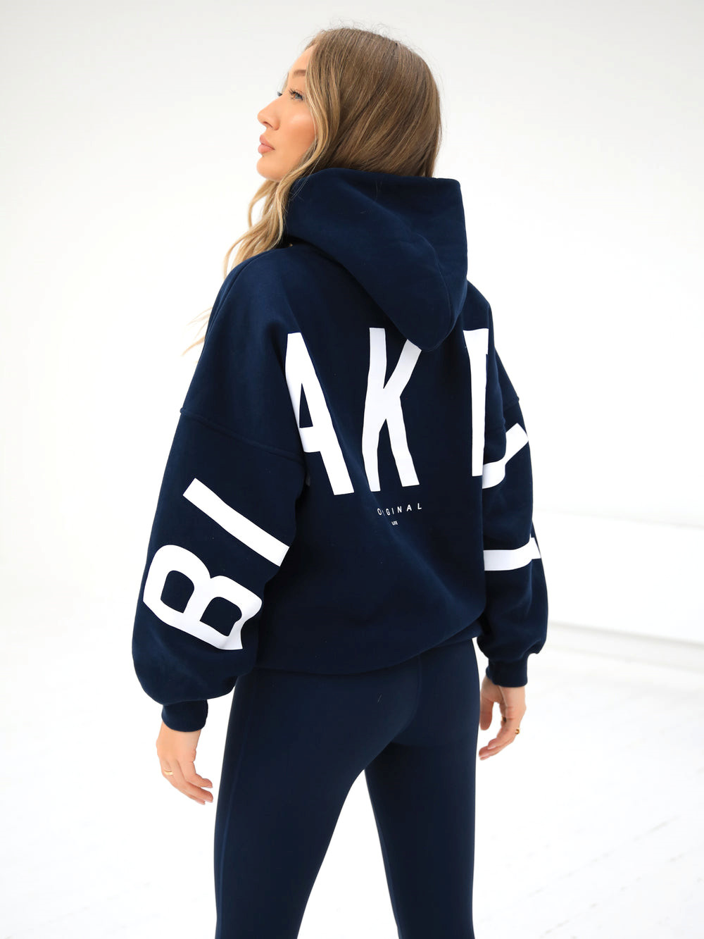 Blakely Isabel Oversized Hoodie Granatowe Niebieskie | 358974-XSP