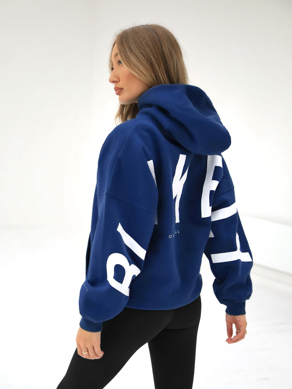 Blakely Isabel Oversized Hoodie Niebieskie | 698017-DPU