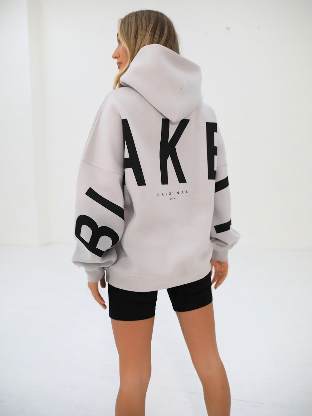 Blakely Isabel Oversized Hoodie Stone | 960487-TPL