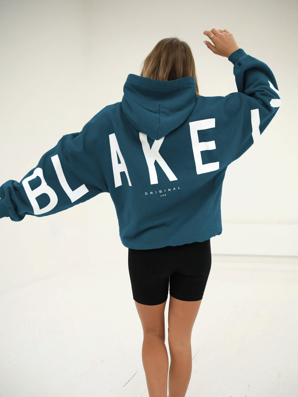 Blakely Isabel Oversized Hoodie Zielone | 304197-BSD