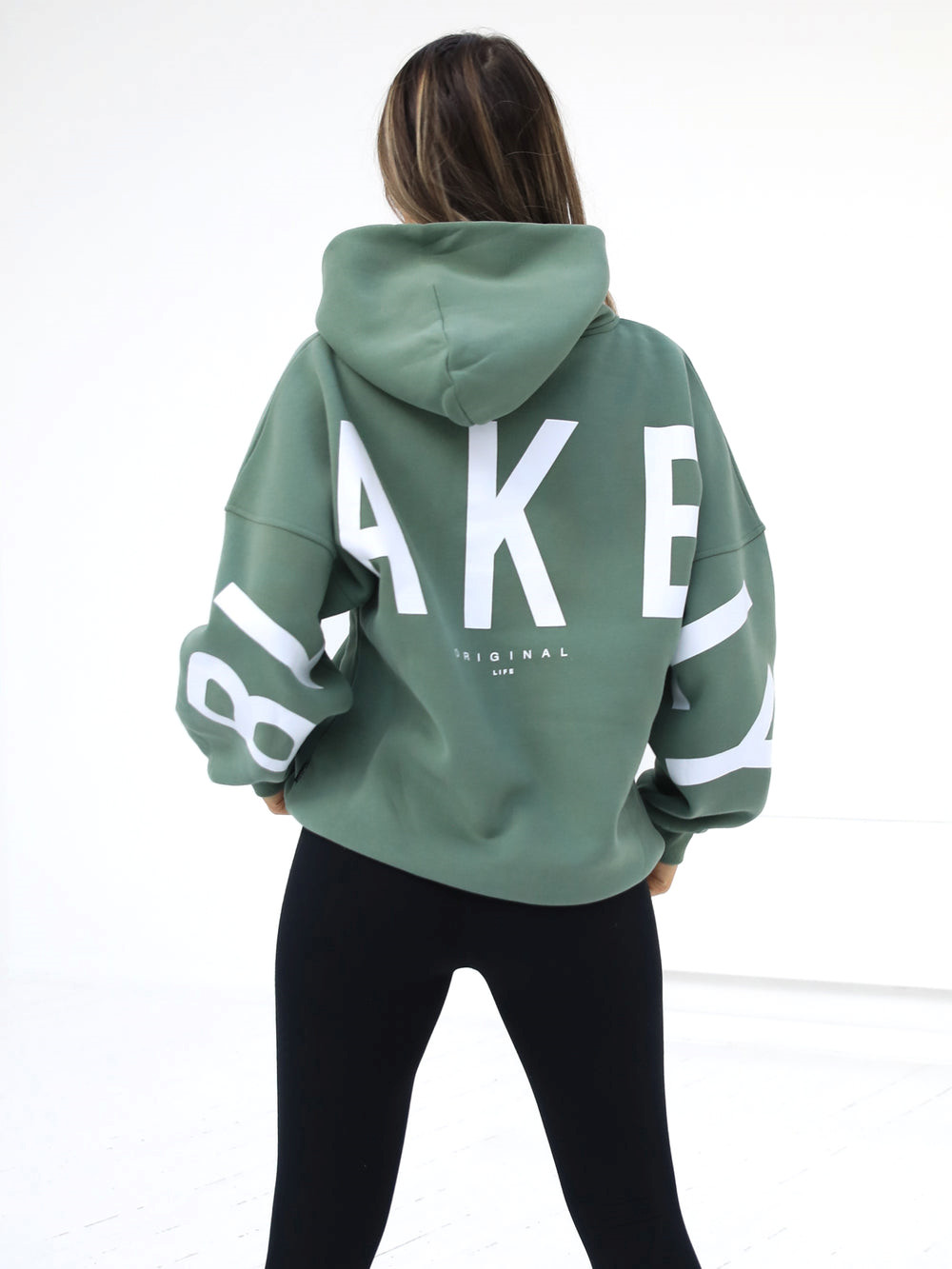 Blakely Isabel Oversized Hoodie Zielone | 842965-JMY