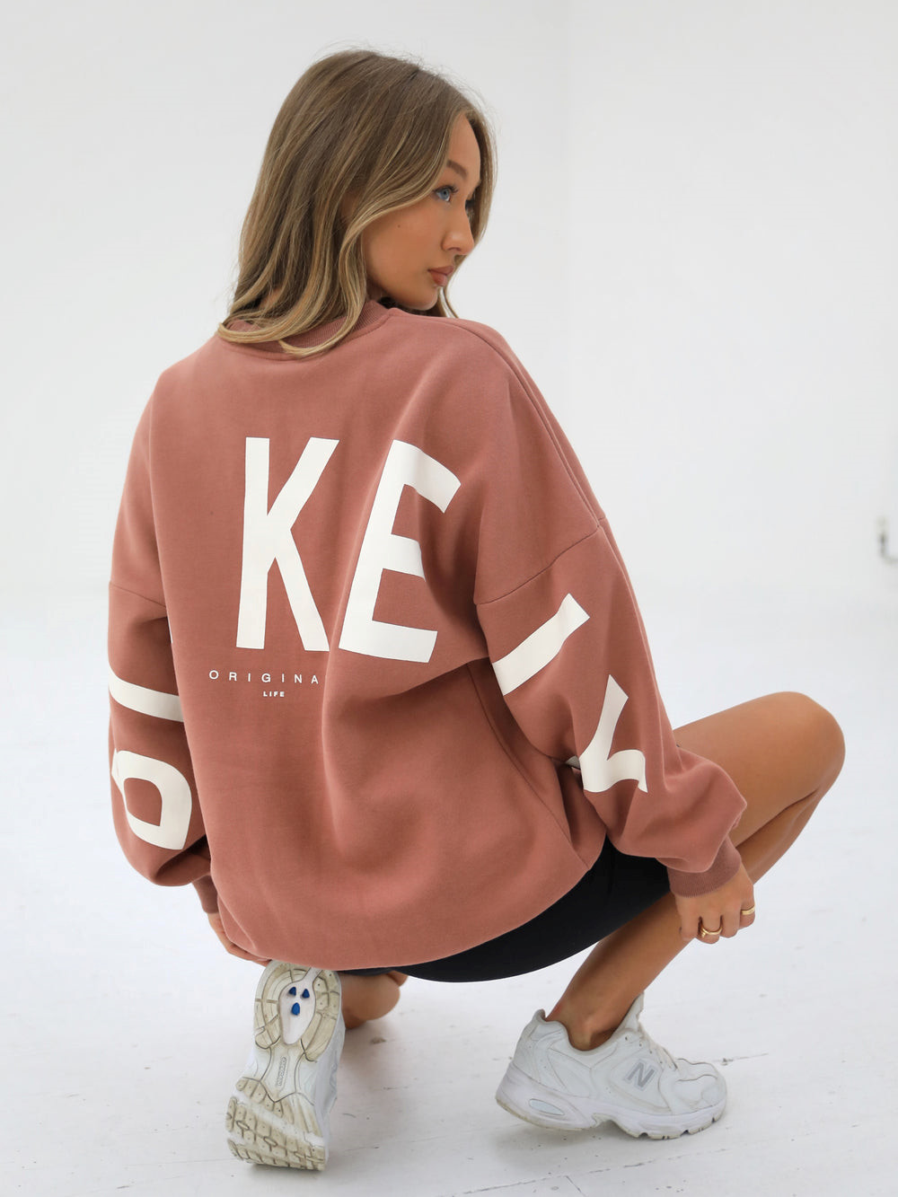 Blakely Isabel Oversized Jumper Pomarańczowe | 561923-XGU