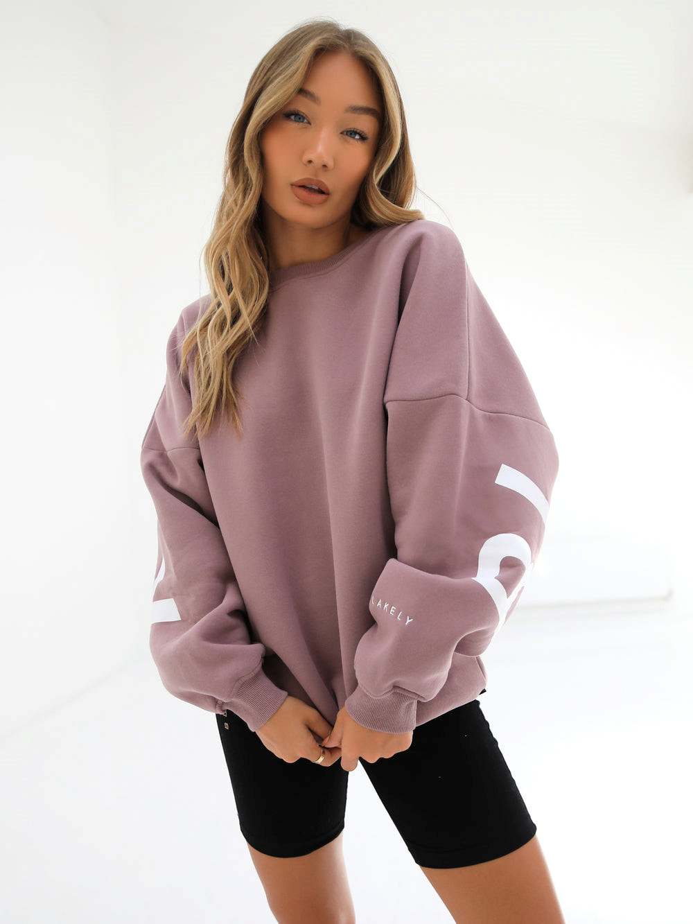 Blakely Isabel Oversized Jumper Różowe | 053214-BXC