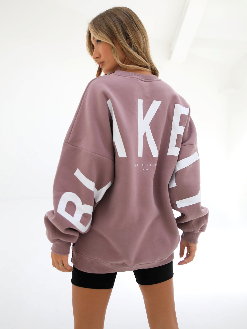 Blakely Isabel Oversized Jumper Różowe | 053214-BXC