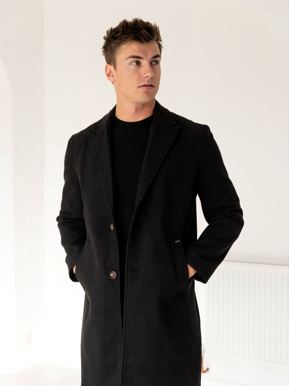 Blakely Knightsbridge Tailored Coat Czarne | 426931-CPW