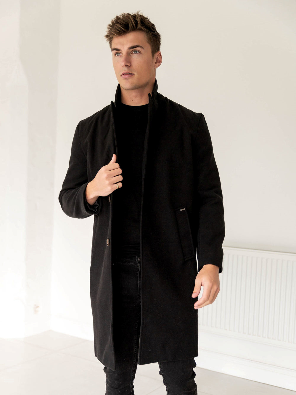 Blakely Knightsbridge Tailored Coat Czarne | 426931-CPW