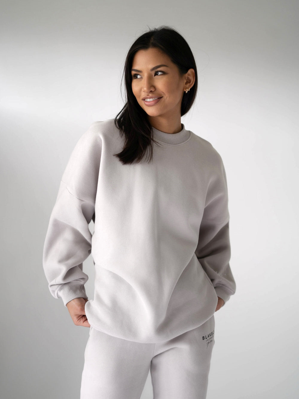 Blakely LAX Isabel Oversized Jumper Stone | 109824-OBV