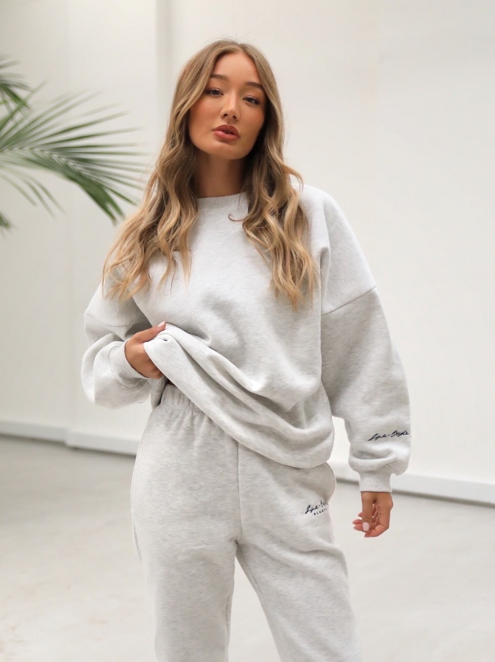 Blakely Life & Style Isabel Oversized Jumper Białe | 254780-XGE