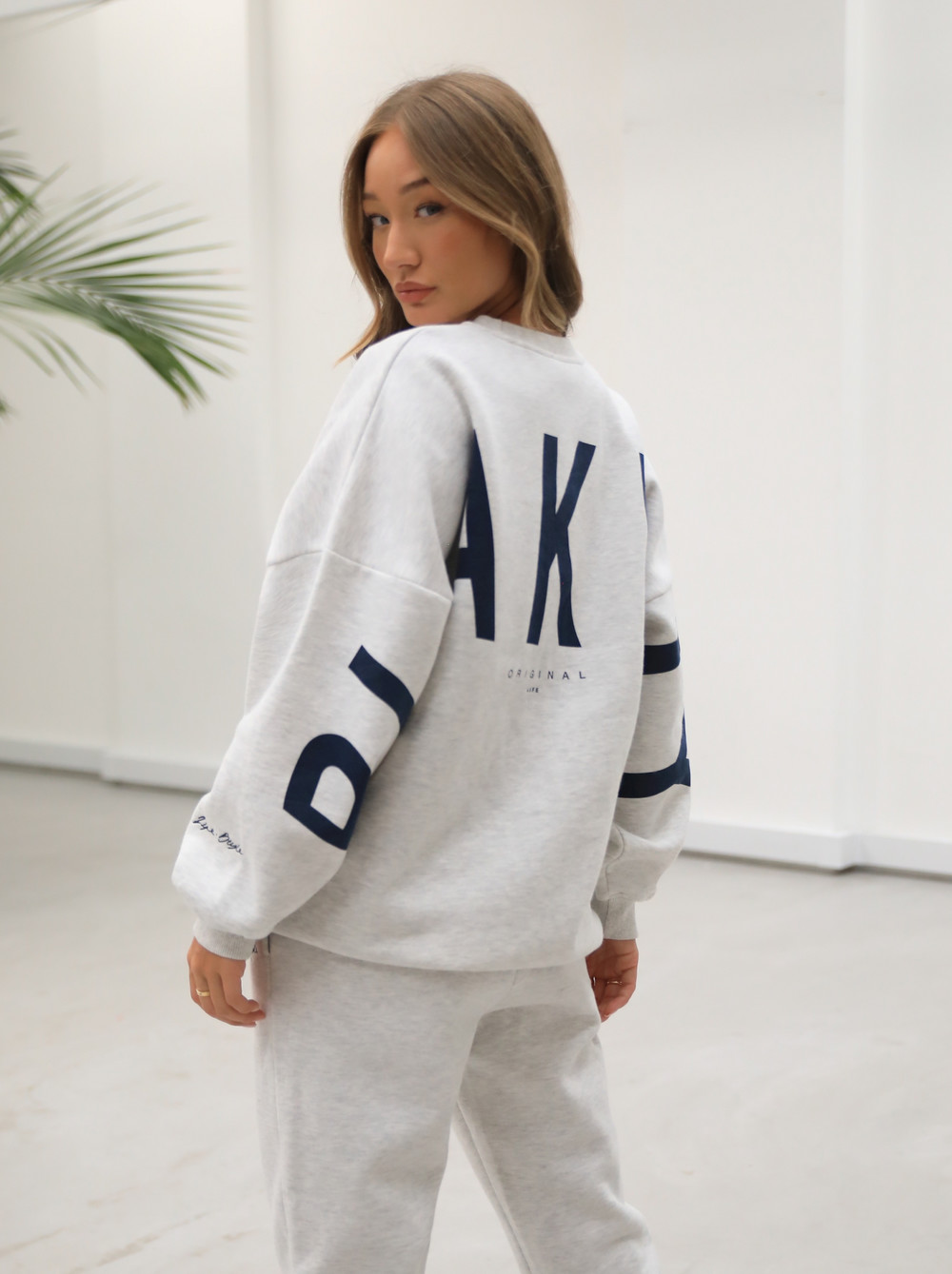 Blakely Life & Style Isabel Oversized Jumper Białe | 254780-XGE