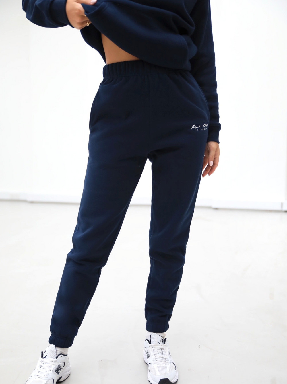 Blakely Life & Style Loose Fitting Sweatpants Granatowe Niebieskie | 503197-EAB