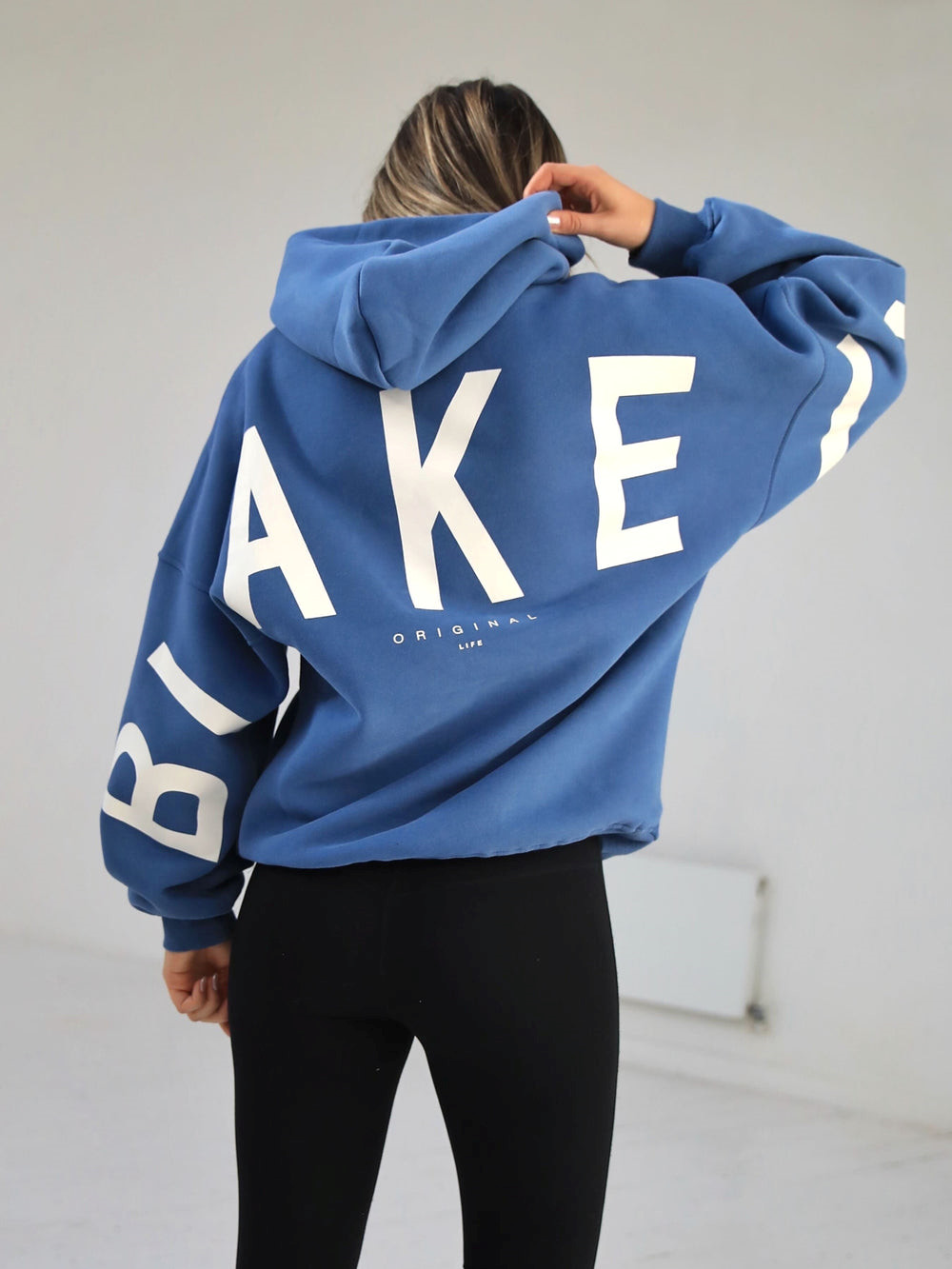 Blakely Members Isabel Oversized Hoodie Niebieskie | 284563-UKW