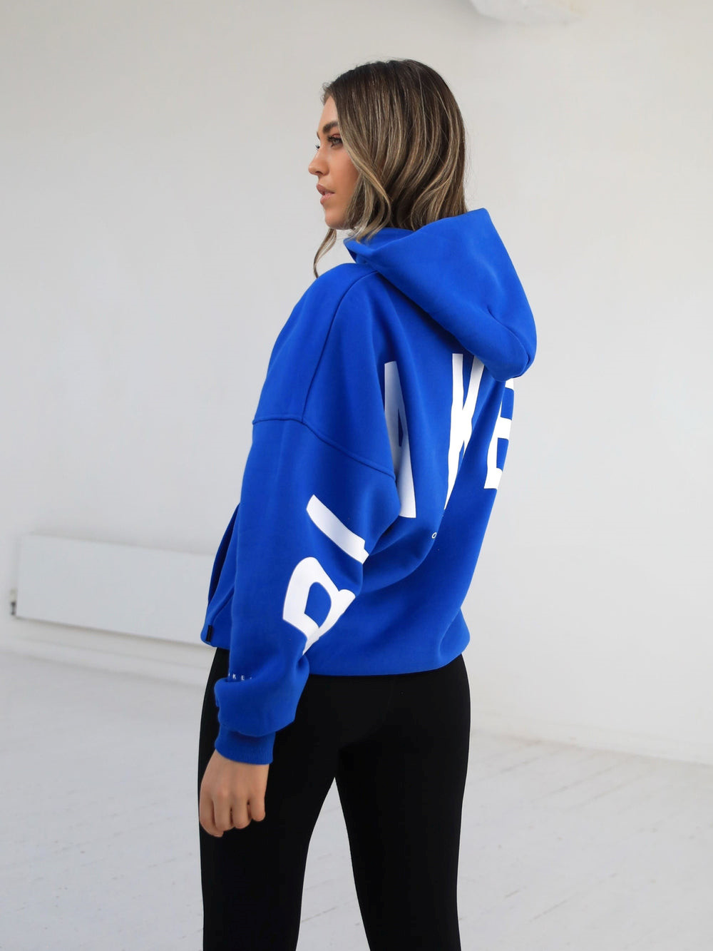 Blakely Members Isabel Oversized Hoodie Niebieskie | 019674-IMC