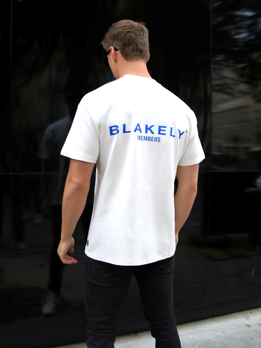 Blakely Members Relaxed T-Shirt Białe | 927846-WLA