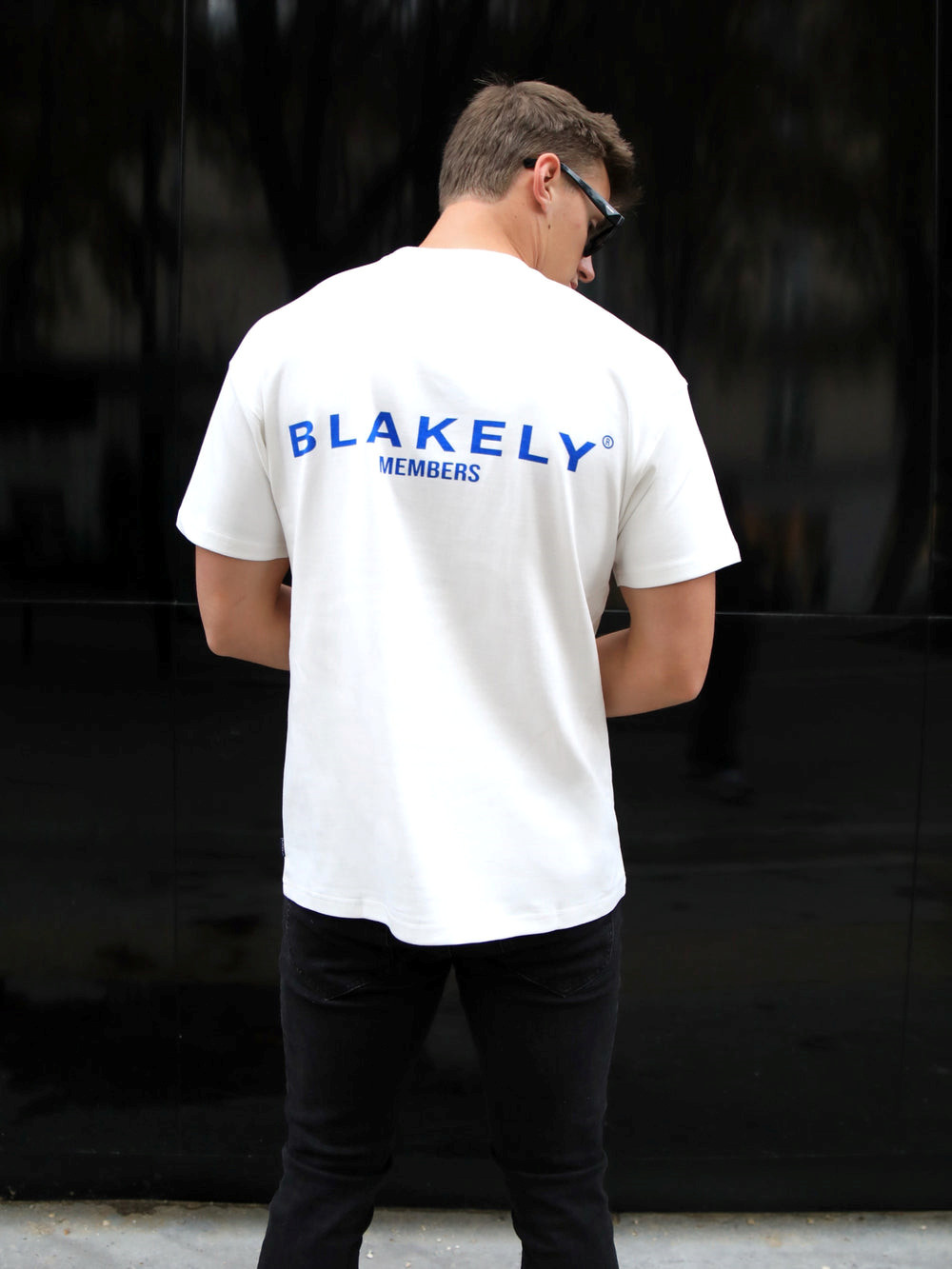 Blakely Members Relaxed T-Shirt Białe | 927846-WLA