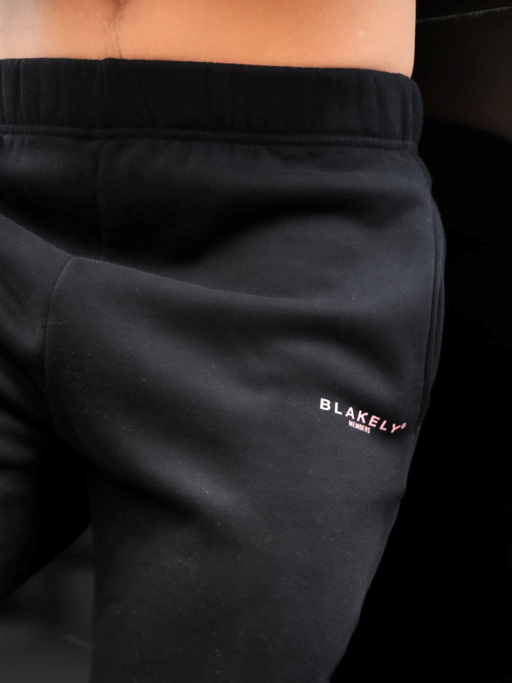 Blakely Members Sweatpants Czarne Różowe | 913745-CNE