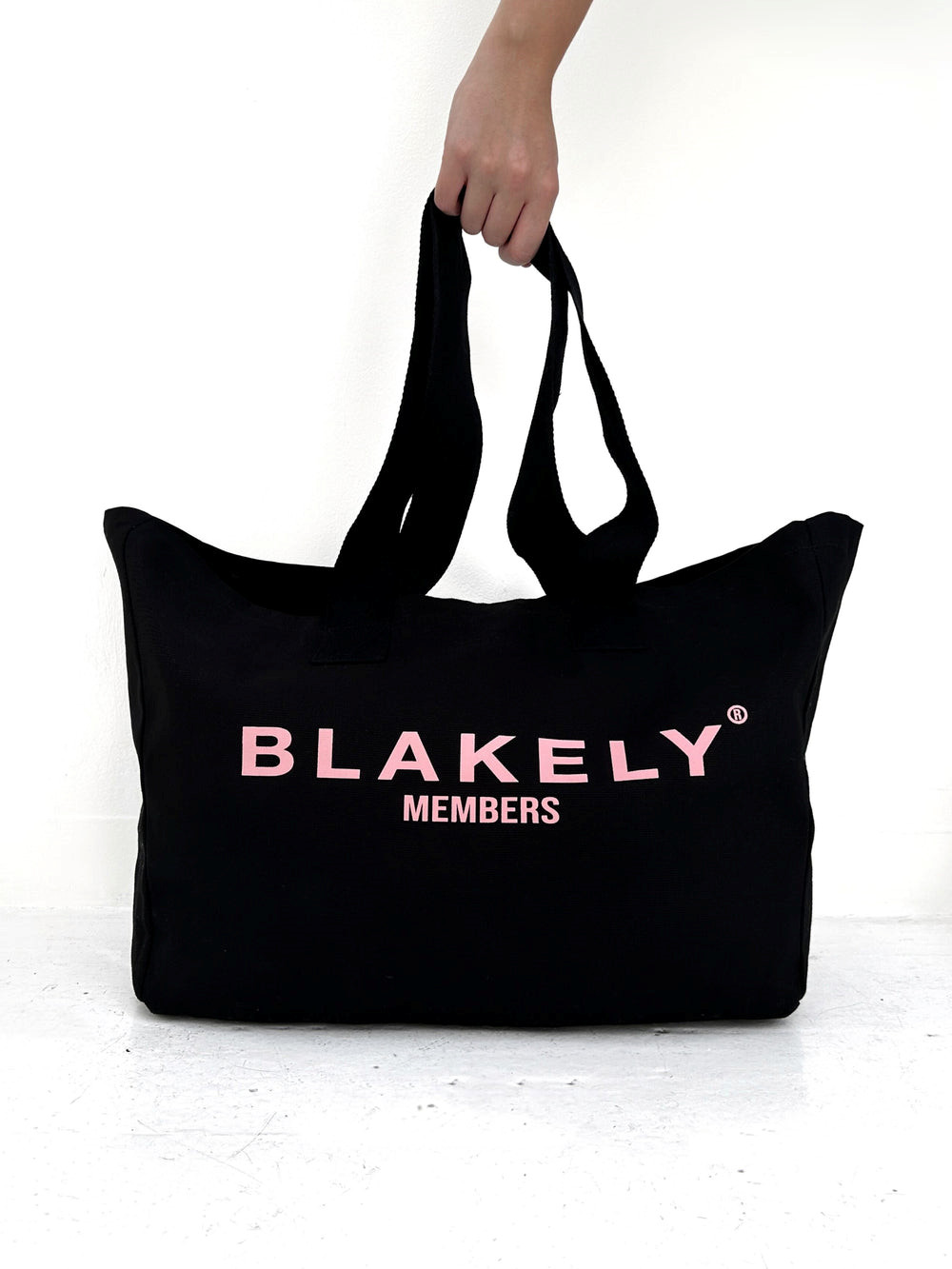 Blakely Members Tote Bag Czarne Różowe | 496372-MBA