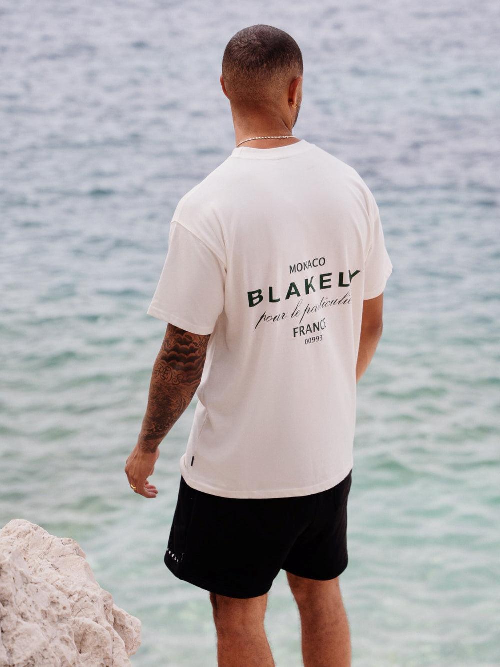 Blakely Monaco Relaxed T-Shirt Ivory | 031795-NJO