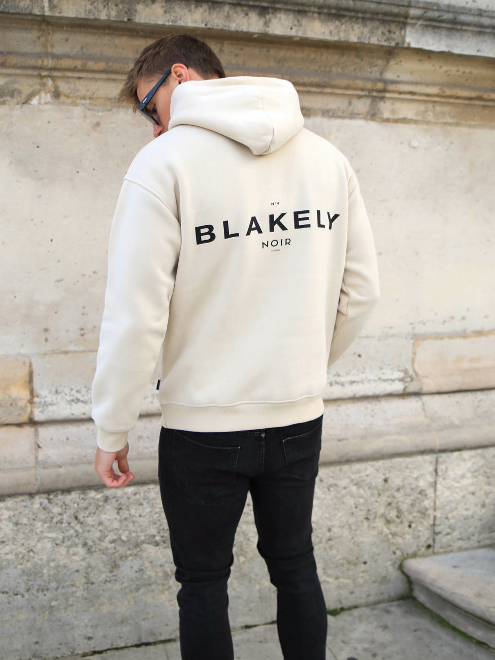 Blakely Noir II Relaxed Hoodie Bone | 815294-BJV