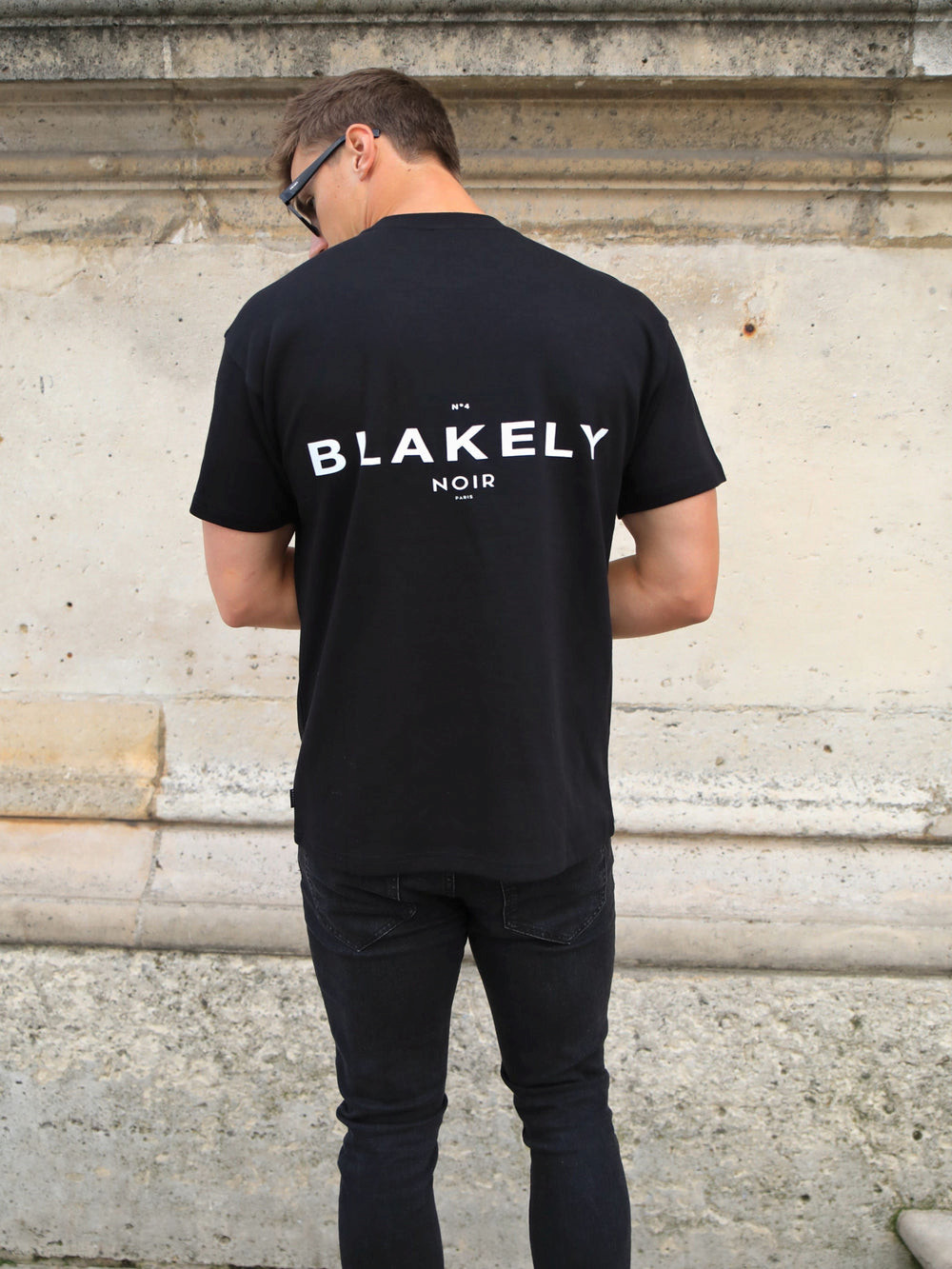 Blakely Noir II Relaxed T-Shirt Czarne | 642938-ZIF