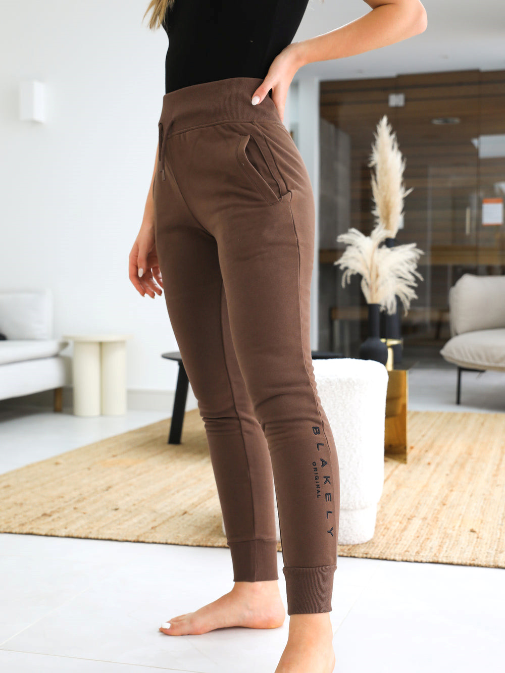 Blakely Robyn Sweatpants Brązowe | 892054-MIW