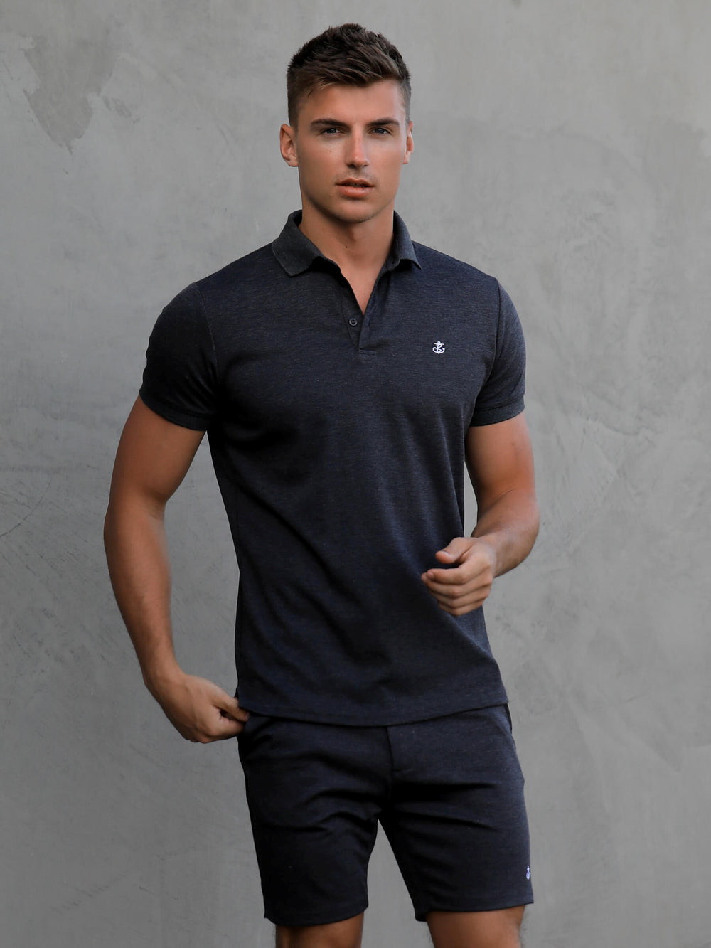 Blakely Sorrento Polo Charcoal | 209548-GPS