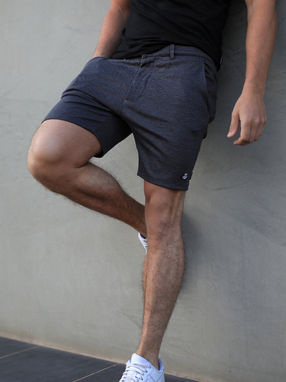 Blakely Sorrento Stretch Fit Shorts Charcoal | 913658-LIJ