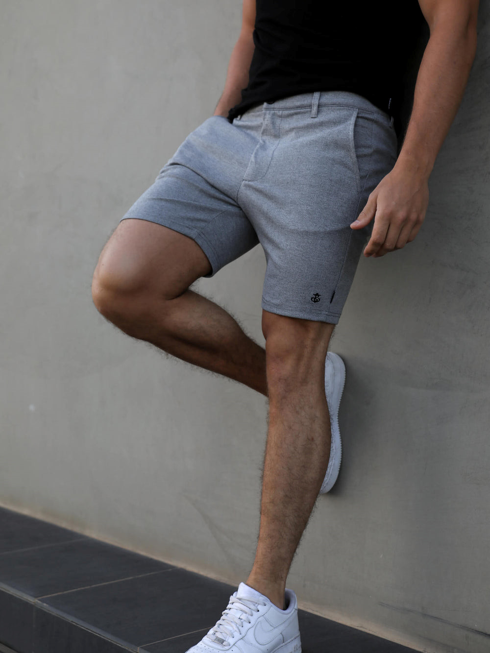 Blakely Sorrento Stretch Fit Shorts Szare | 078591-TXI