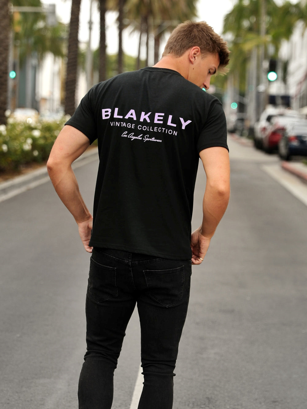 Blakely Sports Club Relaxed T-Shirt Czarne | 625739-KSO