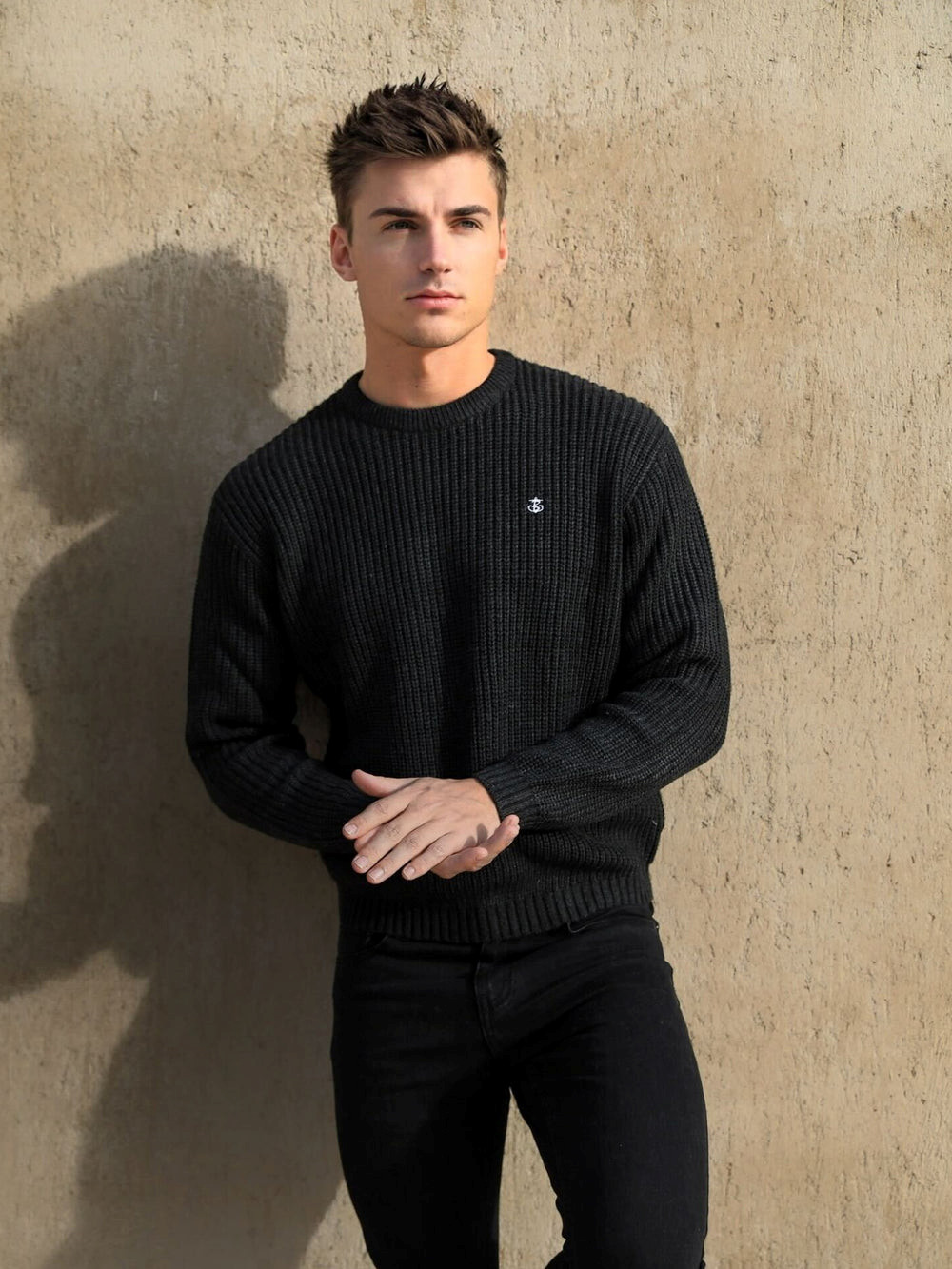 Blakely Stanton Knit Jumper Charcoal | 083914-CMY